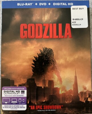 Godzilla (Blu-ray/DVD, Warner Home Video, 2014)-image