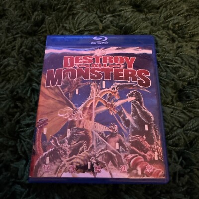 Destroy All Monsters Blu-ray 1968 Movie OOP Tokyo Shock Godzilla Mothra Rare-image