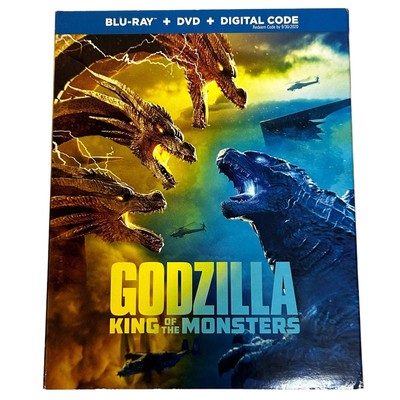Godzilla: King of the Monsters (Blu-ray + DVD, 2019) With Sleeve-image