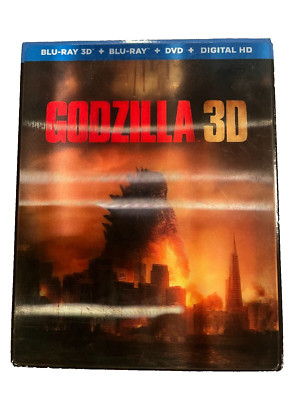 Godzilla (Blu-ray 3D/Blu-ray/DVD, 2014, Includes Digital Copy Ultraviolet 3D)-image