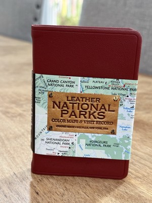 National Parks Pocket Travel Guide & Journal Graphic Image Leather-image