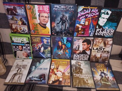 Sci-Fi DVD Collection--Star Trek,Star Wars, Godzilla,King Kong, Halo, Space 1999-image