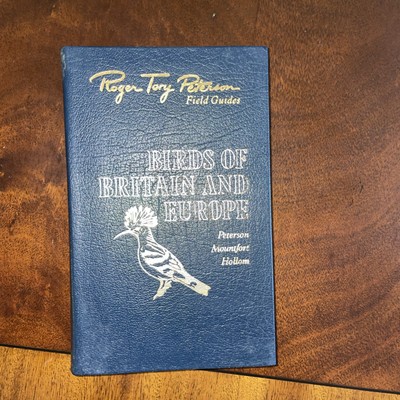 BIRDS OF BRITAIN AND EUROPE Easton Press LEATHER Peterson Field Guide -image