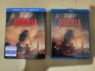 Godzilla (Blu-ray/DVD Digital  2014) Aaron Taylor-Johnson Elizabeth Olsen-image