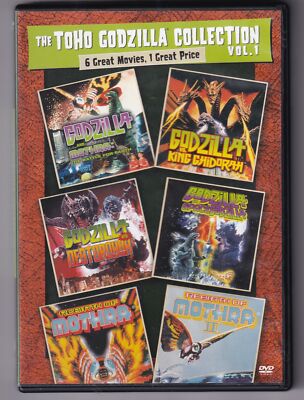 The TOHO Godzilla Collection Vol 1 DVD Set Mothra King Ghidorah Destroyah Space-image