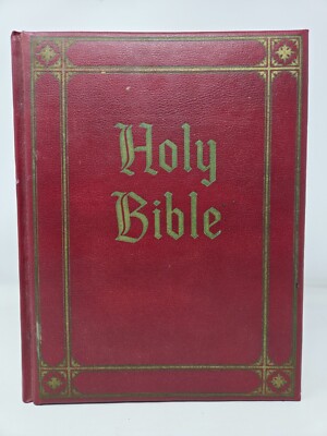 Vtg 1960 HOLY BIBLE Guiding Light Edition Authorized King James Version Pictures-image
