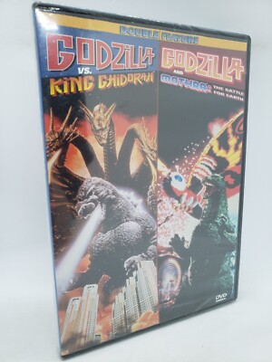 Godzilla vs King Ghidorah/Godzilla and Mothra DVD Double Feature (1991/92) BNFS!-image