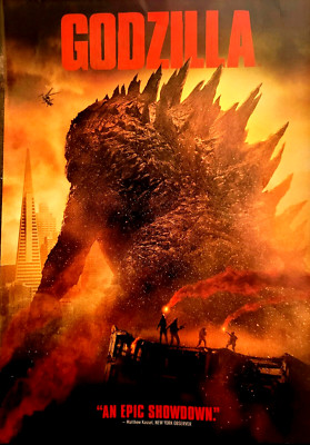 Godzilla (DVD, 2014) Ken Watanabe, Elizabeth Olsen-image