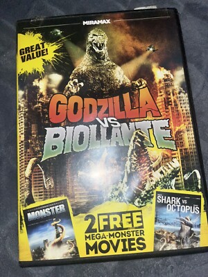 Godzilla vs. Biollante/Monster/Shark vs. Octopus DVD-image