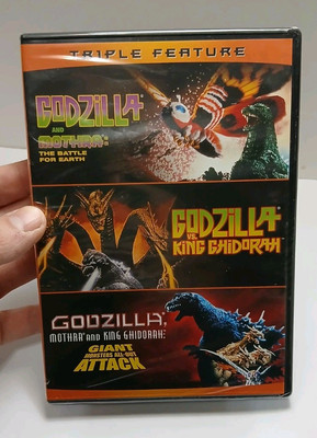 Godzilla Triple Feature Mothra King Ghidorah Giant Attack DVD Brand New Sealed-image