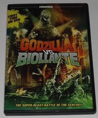 Godzilla vs. Biollante (DVD, 2012) Miramax Action Sci-Fi Classic HTF RARE Mint -image