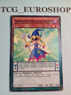 Performapal Trump Witch ● YUGIOH ● SP15 ● 2015 ● COMMON ● PORTUGUESE ● NM #2825-image