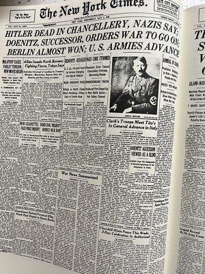 New York Times Page One 1851 - 2002 Easton Press Edition Leather 2002-image