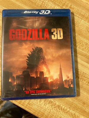 Godzilla 3D Blue Ray 2014 Brand New Still Sealed -image