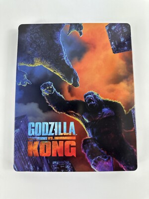 Godzilla Vs Kong 2021 4K UHD + Blu-ray Steelbook Best Buy Exclusive MonsterVerse-image