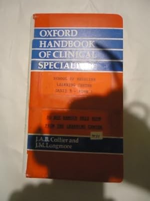 Oxford Handbook of Clinical Specialities (Oxford Medical Publications), Collier,-image