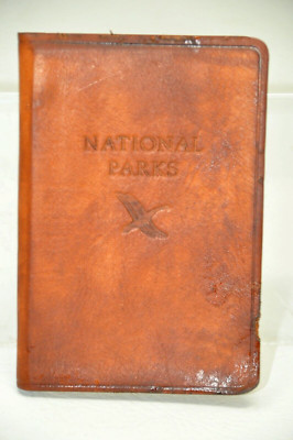 National Parks Pocket Travel Guide & Journal Graphic Image Leather Eddie Bauer-image