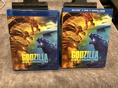 Godzilla: King of the Monsters (Blu-ray, DVD, 2019) w/slipcover-image