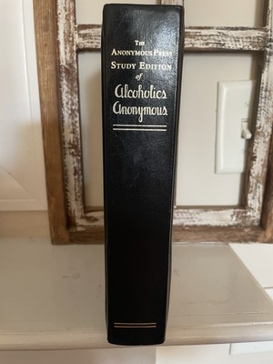 The Anonymous Press Study Edition of Alcoholics Anonymous (Black) CLEAN  2012-image