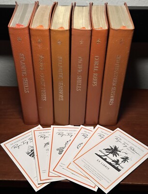 6 Pc. EASTON PRESS Roger Tory Peterson Oceanic Field Guides 50th Ann.-image
