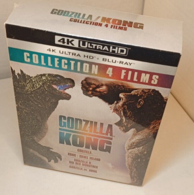 Monsterverse 4 Film Collection (4K-Euro Import) NEW (Sealed)-Box Shipping-image