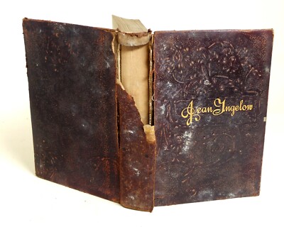 The Poetical Works of Jean Ingelow Leather Bound 1894 Book-image