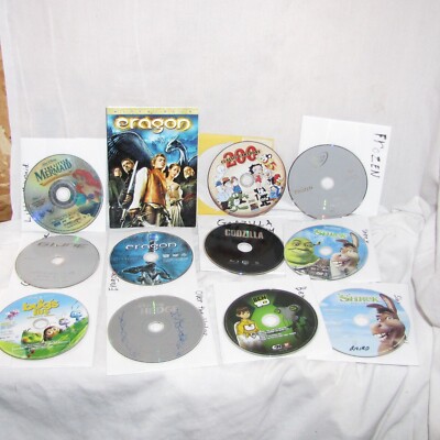 Bugs Life DVD 1998 Eragon 200 Classic Cartoons Shrek Godzilla Ben10 G I Joe 9x-image