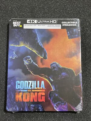 Godzilla vs Kong ✅ Steelbook 4K New Factory Sealed Best Buy Exclusive-image