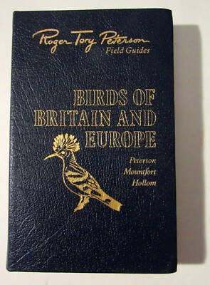 BIRDS OF BRITAIN AND EUROPE Easton Press LEATHER Peterson Field Guide  LIKE NEW-image