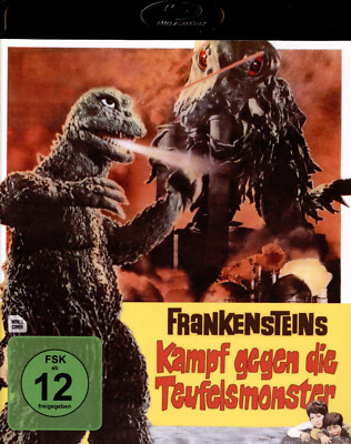 Frankenstein's Fight Against The Devil Monster Godzilla Vs. Hedorah Blu-Ray New-image