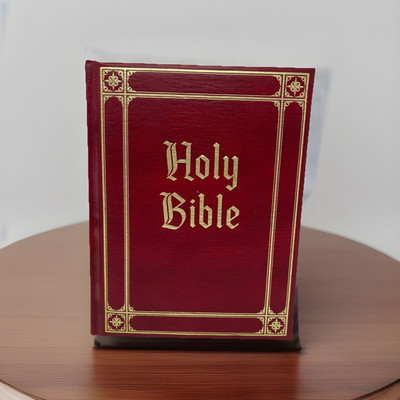HOLY BIBLE Guiding Light Edition 1965 KJV Good Counsel Publishing Leather-Bound-image