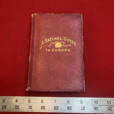1892 A Satchel Guide For the Vacation Tourist in Europe With Fold Out Maps-image
