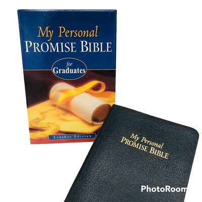 NEW My Personal Promise Bible For Graduates Leather Edition Honor Books 2002-image