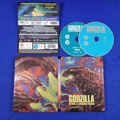 blu-ray GODZILLA King Of The Monsters Steelbook 4K ULTRA HD ZAVVI REGION FREE-image