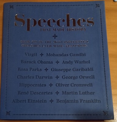 SPEECHES THAT MADE HISTORY BY CASSELL SOFT LEATHERBACK 2018 EXCELLENT USED SHAPE-image
