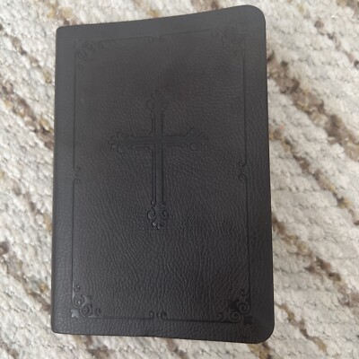 New International Version NIV Compact Brown Leathersoft Bible Book Religion-image