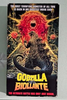 kazue ikura GODZILLA VS VS. BIOLLANTE toho 1989   VHS VIDEOTAPE  not dvd-image