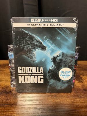 Godzilla vs. Kong (Steelbook) (Glow in the dark) Walmart (4K Ultra HD + Blu-ray)-image