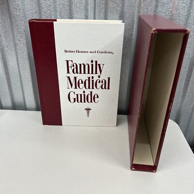 Better Homes & Gardens 1976 Leather Bound Family Medical Guide in Case-image