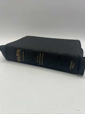 Holy Bible International Teachers' Self-Pronouncing Edition Printed In Red VTG-image