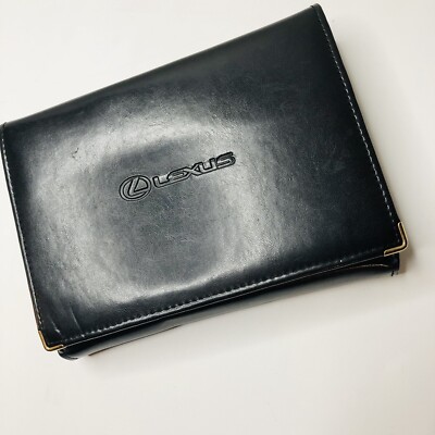 1999 Lexus RX300 Owners Manual Leather Bound Book Glove Compartment Car Guide-image