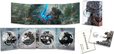 New Godzilla Minus One -1.0 Deluxe Edition 4K Ultra HD Blu-ray w/Booklet Japan-image
