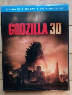 Godzilla (2014) 3D + 2D Blu Ray (Lenticular Cover)-image