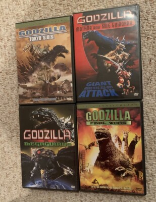 Godzilla 4-Movie DVD Lot-image
