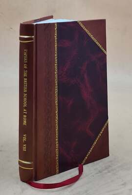 Papers Of The British School At Rome Vol.8 Volume 8 1916 By Null [Leather Bound]-image
