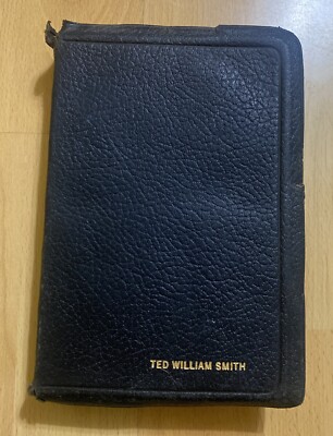 Vintage 1956 LDS Holy Bible Ready References Teachers Edition Genuine Leather-image