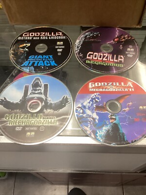 Godzilla Movies Lot.  4 DVDs-image