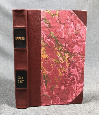 1887 Sappho Memoir Text Renderings Henry Thornton Wharton 2nd Edition Book-image