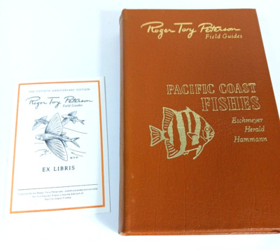 Roger Tory Peterson Pacific Coast Fishes Easton Press Bookplate 1984-image