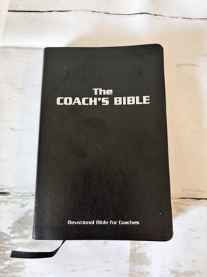 Bible The Coach's Bible NLT Black Faux Leather  FCA New Living Translation Daily-image